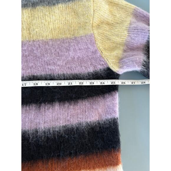 Marc Jacobs womens sweater size XL block stripes Alpaca/Wool blend - Picture 9 of 10